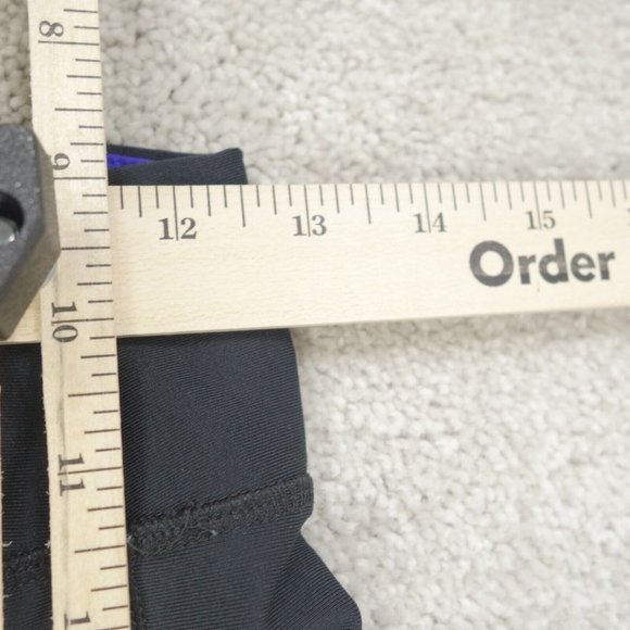 Under Armour Leggings Womens Small Black Heatgear Compression Stretch Crop - Picture 3 of 8